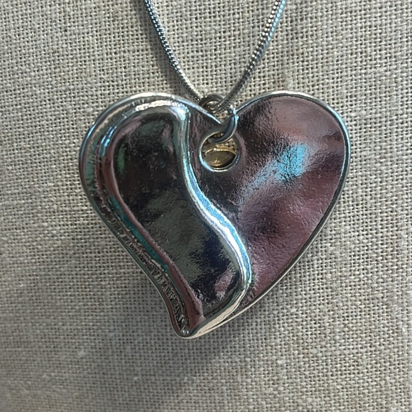 Christopher & Banks COXzO Love Necklace on Silver Chain - Picture 4 of 7